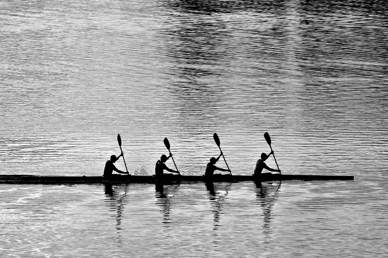 Group of rowers